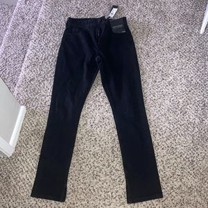 Straight leg jeans